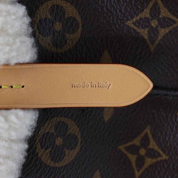 Louis Vuitton Neonoe BB Monogram Shearling Trimmed Bucket Bag Brown - Picture 9 of 9